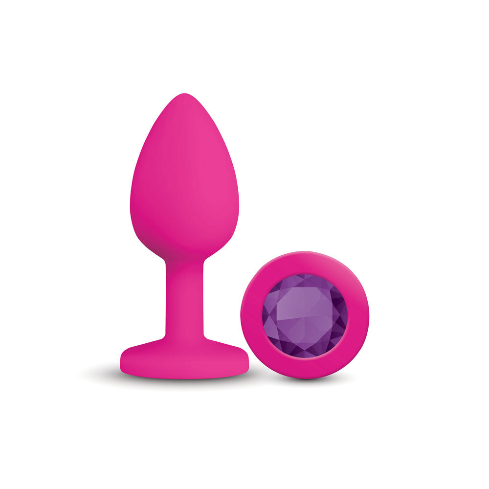 Gemma Purple Gem Pink Silicone Plug - Medium - Tester