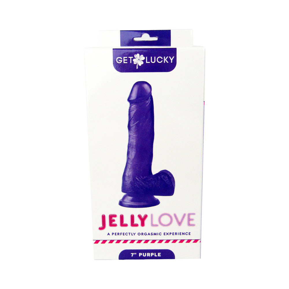 Jelly Love 7" Dildo - Purple