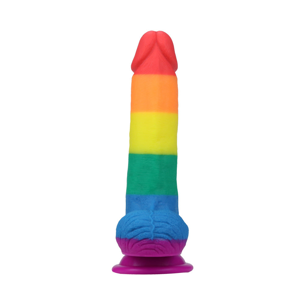 Pride Dildo 7.5" - Rainbow