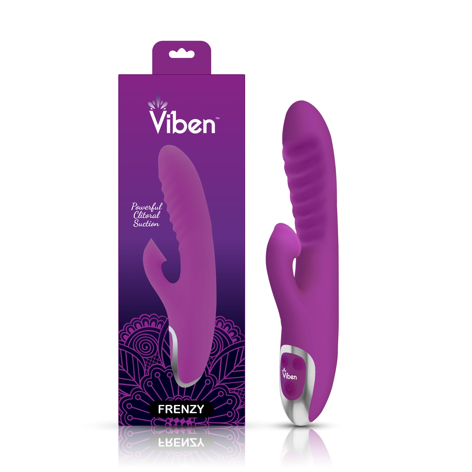 Frenzy Clitoral Suction Rabbit - Berry  - Tester