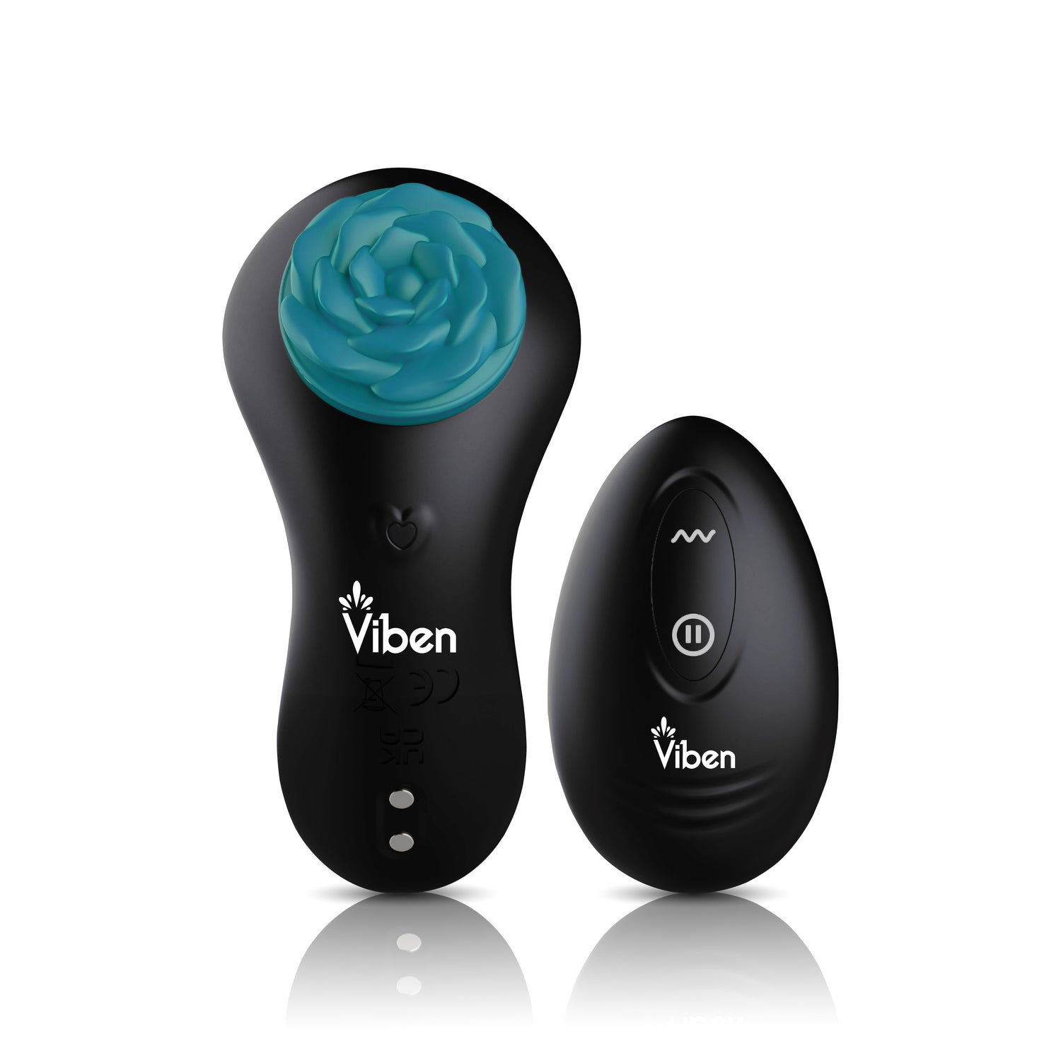 Secret Seduction Remote Panty Vibe - Black/Ocean - Tester