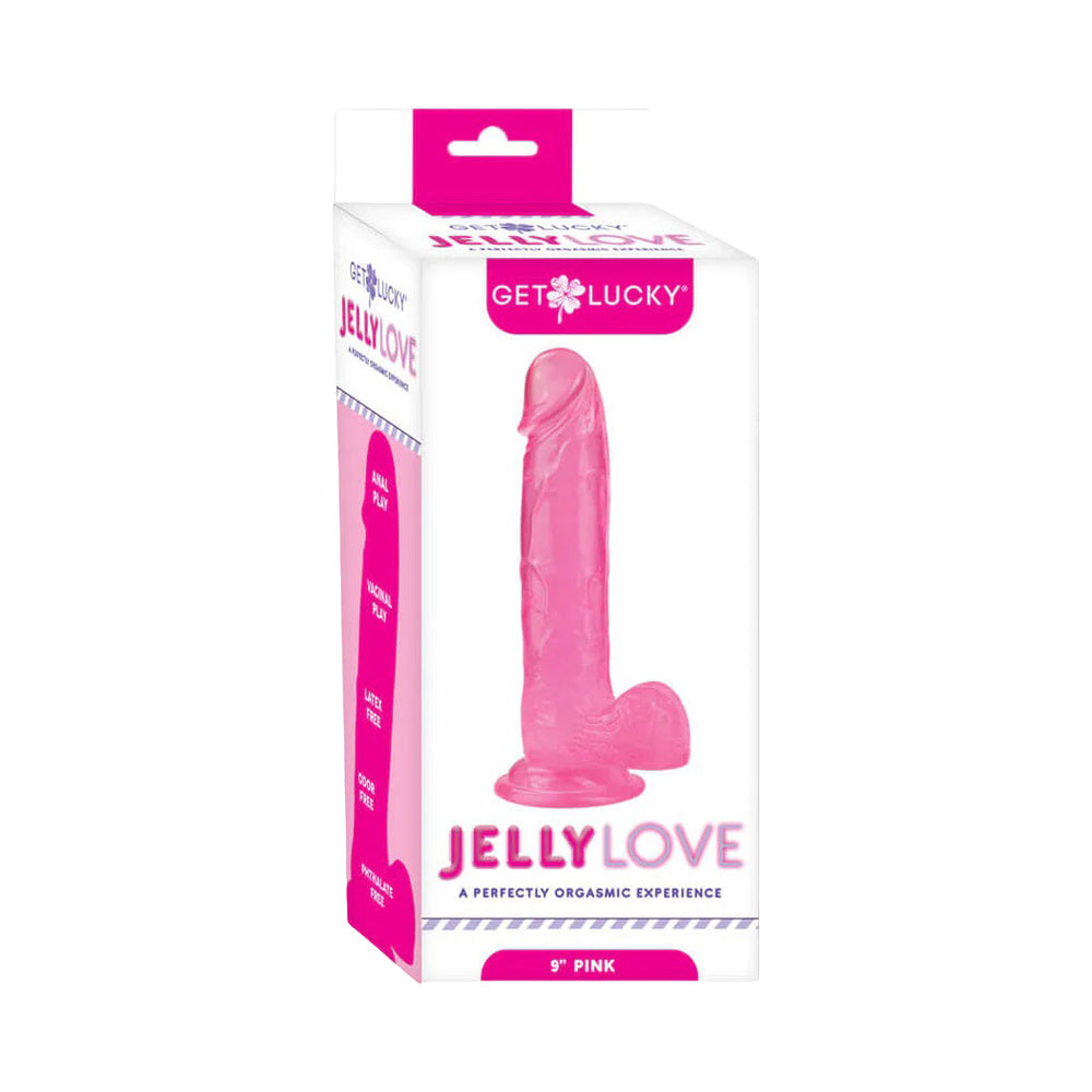 Jelly Love 9" Dildo - Pink