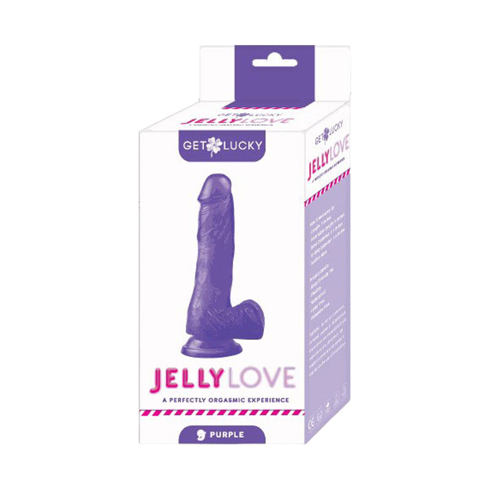 Jelly Love 9" Dildo - Purple
