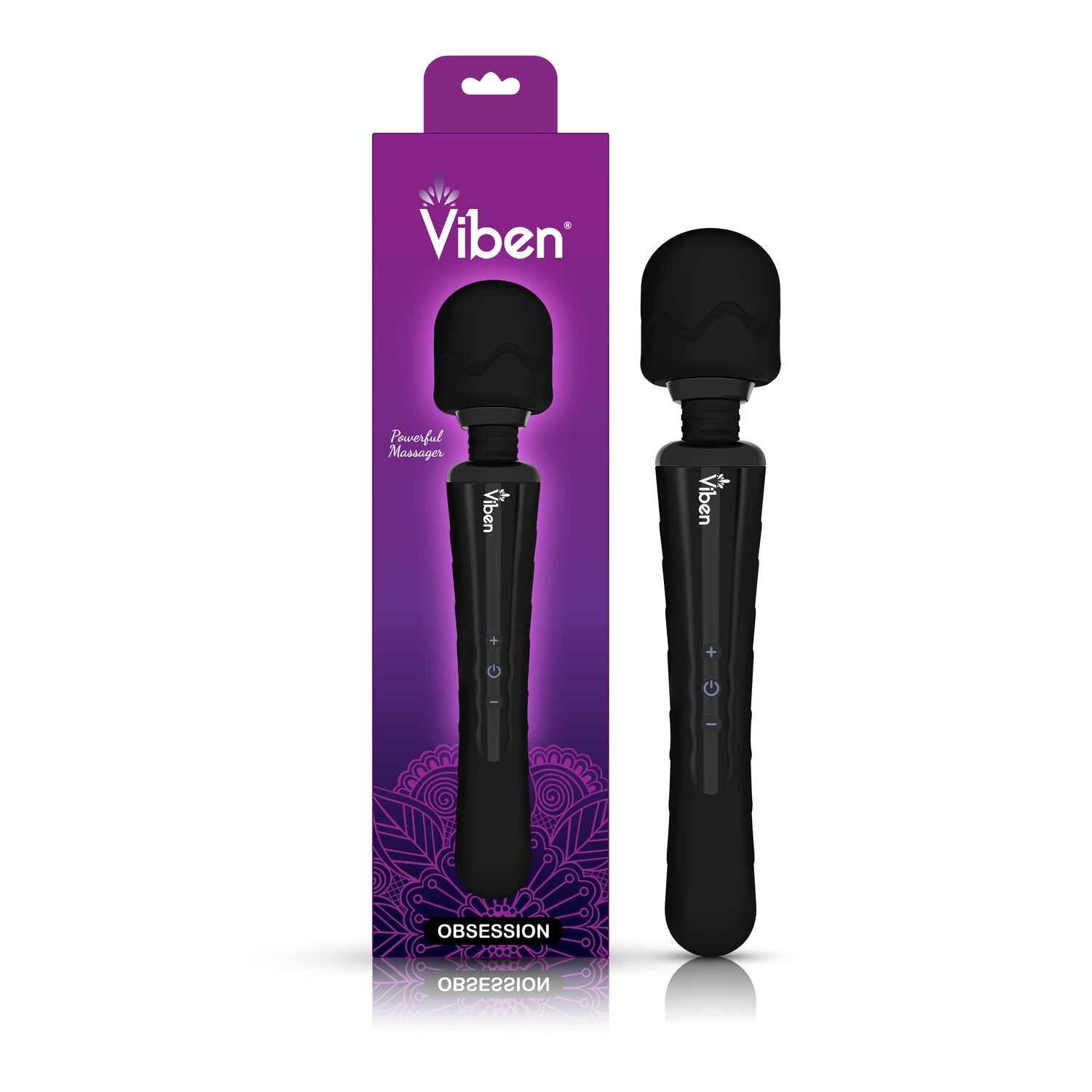 Obsession Wand Massager - Black - Tester